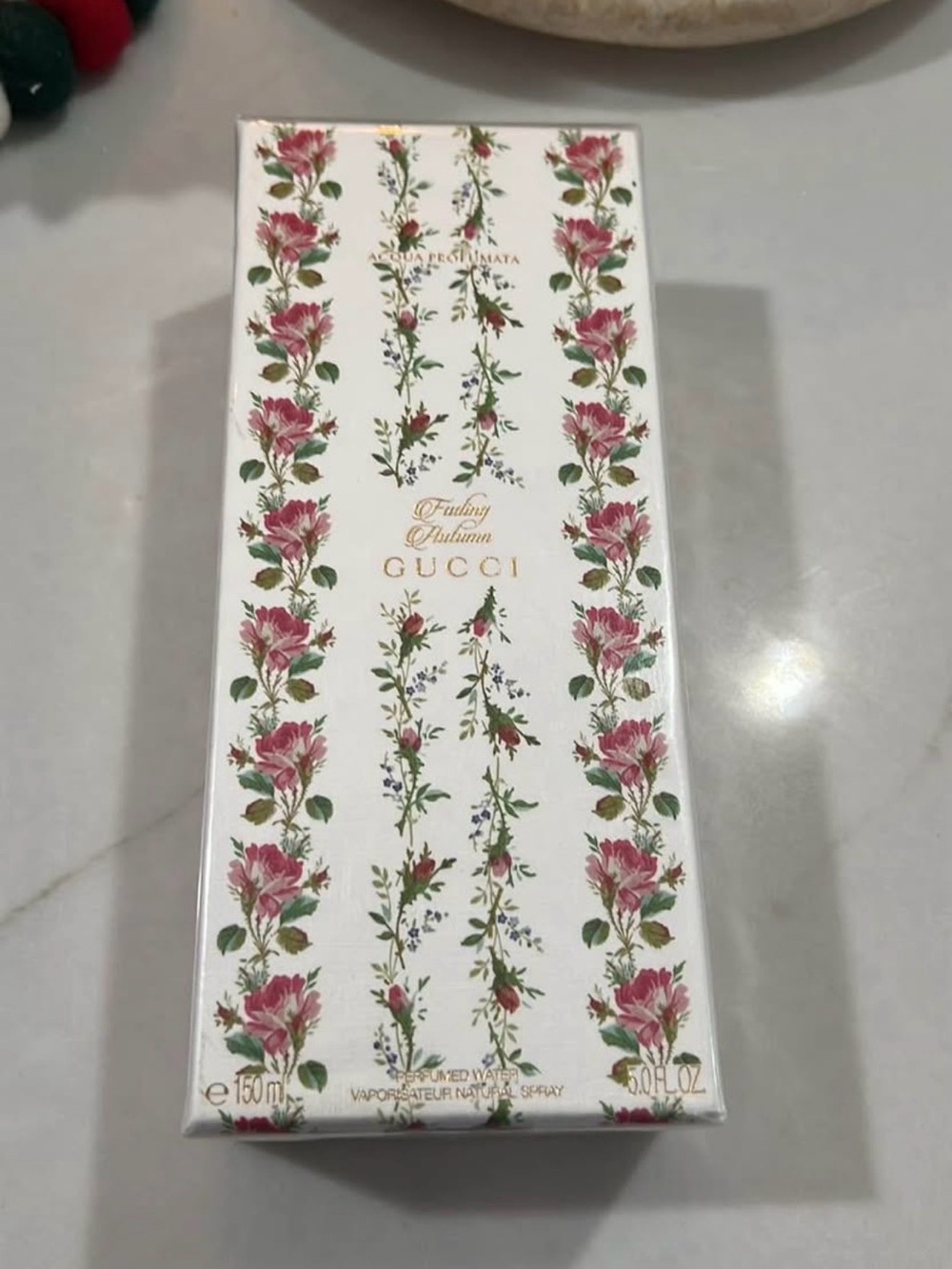 Gucci Blooming Autumn - Floral White & Pink Box